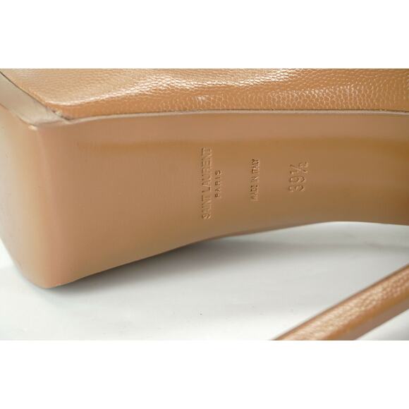 Saint Laurent Leather Tribute Platform Pumps Size 39.5 YSL - Picture 3 of 10